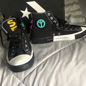 limited edition peace converse price can change